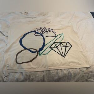 Vild House of Little Organic Cotton Intarsia-Knit Blanket